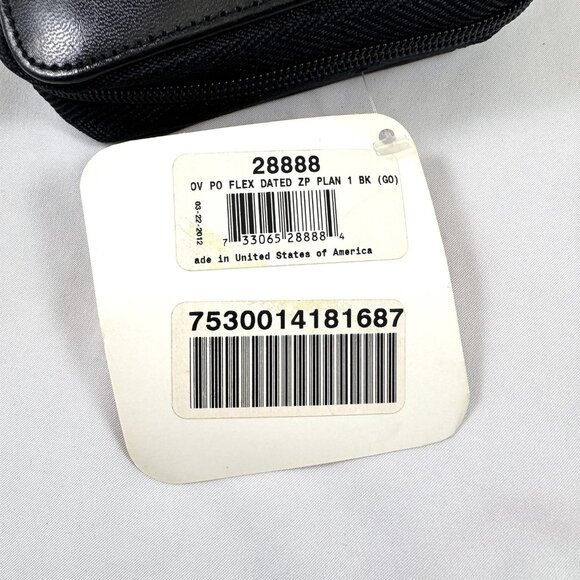 Franklin Quest Pocket Planner 6 Ring Black Leather Binder Organizer and Inserts - Picture 5 of 11